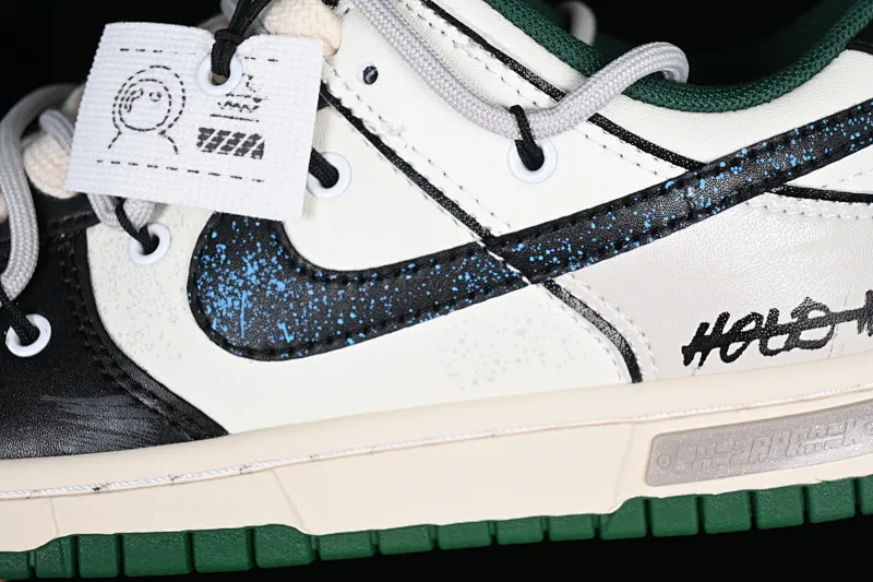 All Categories Nk SB Dunk Series Nk SB Dunk Low Low-top sneakers Nk Dunk Low "Miami Hurricanes" Space Exploration Star Trek Customized version of deconstructed straps retro distressed low-top sneakers DD1391-300